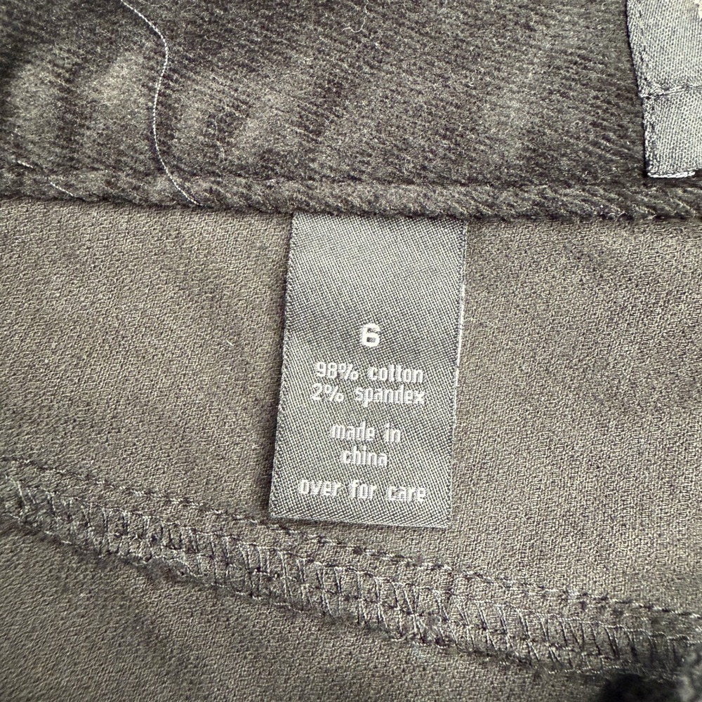 Vtg Y2K The Limited Corduroy Pants Women 6 Drew Fit Black Stretch Bootcut Preppy - Picture 6 of 13